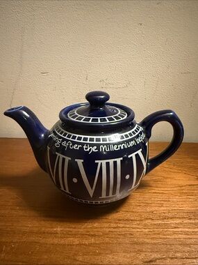 Vintage James Sadler "Millennium" edition ceramic teapot
